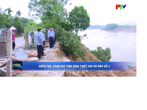 Sở Nông nghiệp kiểm tra chỉ đạo khắc phục hậu quả sau bão số 3